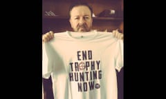 Stand with me to #BanTrophyHunting now. from Ricky Gervais @rickygervais