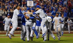 The Royals celebrate their World Series victory over the Mets last year. Don’t bet against them doing it again.