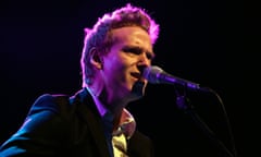Teddy Thompson performing in London.