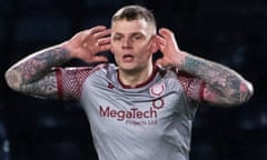 Ali Adams celebrates scoring for Arbroath