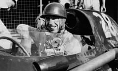 Tony Brooks driving for Vanwall at the Italian Grand Prix at Monza in 1958.