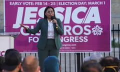 SEN. ELIZABETH WARREN CAMPAIGNS FOR TEXAS CANDIDATES, San Antonio, Tx - 22 Feb 2022<br>Mandatory Credit: Photo by Robin Jerstad/ZUMA Press Wire/REX/Shutterstock (12818890ab) Texas Congressional Candidate, Democrat JESSICA CISNEROS is trying to unseat fellow Democrat HENRY CUELLAR in the Texas Primary. CISNEROS has been endorsed by ALEXANDRIA OCASIO-CORTEZ and ELIZABETH WARREN. SEN. ELIZABETH WARREN CAMPAIGNS FOR TEXAS CANDIDATES, San Antonio, Tx - 22 Feb 2022