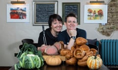 Owners Annie French and Kirsty Cheetham at  The Queen o’ t’ Owd Thatch in South Milford