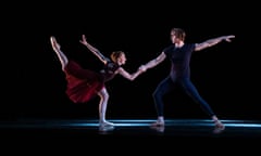 Catherine Hurlin and Aran Bell in Alexei Ratmansky’s Bernstein in a Bubble.