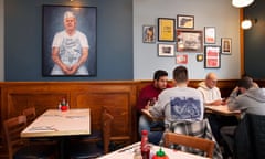 Poppies Restaurant, Notting Hill, London, interior shot.