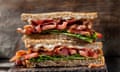 A BLT sandwich