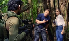 John Cena, Juan Pablo Raba and Alison Brie in Freelance.