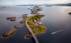 Storseisundet Bridge, Atlantic Ocean Road Norway taken in 2017<br>M3MHMA Storseisundet Bridge, Atlantic Ocean Road Norway taken in 2017