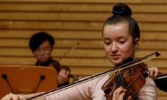 Natasha Petrovic, a carer for her parents, could not have attended the Menuhin school without financial support.