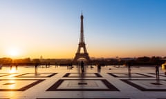 The Eiffel Tower and Trocadero square