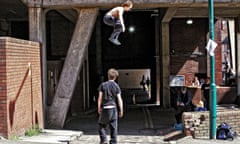 Some street parkour