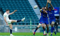 George Ford of England kicks