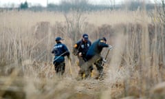 Investigators search a marsh for the remains of Shannan Gilbert.