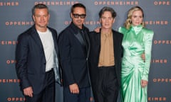 'Oppenheimer' film premiere, Cinema Le Grand Rex, Paris, France - 11 Jul 2023<br>Mandatory Credit: Photo by Laurent VU/SIPA/Shutterstock (14006902bn) Matt Damon, Robert Downey Jr, Cillian Murphy and Emily Blunt 'Oppenheimer' film premiere, Cinema Le Grand Rex, Paris, France - 11 Jul 2023