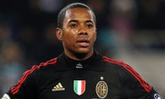 Robinho during his spell at Milan, in 2012