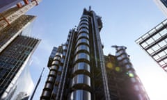 The Lloyd’s of London building in the City of London