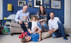 Sarah Porretta and family with Uncle Alan (light blue shirt)