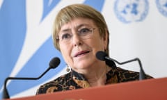 United Nations High Commissioner for Human Rights Michelle Bachelet