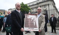 Journalists Trevor Birney and Barry McCaffrey