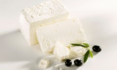 Feta (sheep's cheese) and black olives<br>HIGH RES GettyImages-74322911