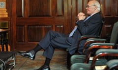 Menzies Campbell sitting in chair