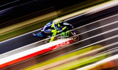 MotoGP of Catalunya - Free Practice<br>MONTMELO, SPAIN - JUNE 03: Valentino Rossi of Italy and Movistar Yamaha MotoGP rides his bike during practice for the MotoGP of Catalunya at Circuit de Barcelona on June 03, 2016 in Montmelo, Spain. (Photo by Vladimir Rys Photography via Getty Images)