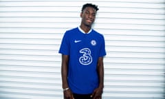 Nicolas Jackson in his Chelsea shirt