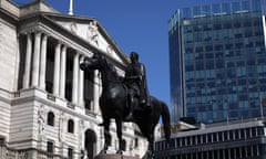 The Bank of England in London.