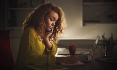 woman talking on phone