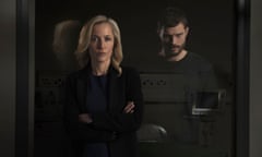 Programme Name: The Fall - TX: n/a - Episode: n/a (No. n/a) - Picture Shows: ICONIC DSI Stella Gibson (GILLIAN ANDERSON), Paul Spector (JAMIE DORNAN) - (C) The Fall 3 Ltd - Photographer: Des Willie