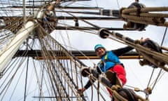 Climbing the Cutty Sark