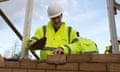 Britain's chancellor, George Osborne, on a visit to a housing development in South Ockendon in Essex on Thursday