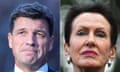 Angus Taylor and Clover Moore composite.