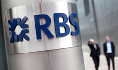 RBS sign in London