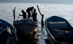 Migrant boats often stop at fishing villages to refill petrol tanks