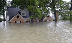 Flooded home<br>FILE - In this Aug. 28, 2017, file photo, a home is surrounded by floodwaters from Tropical Storm Harvey in Spring, Texas. With multiple intense hurricanes, a powerful earthquake, wildfires and deadly flooding from Houston to India it seems that nature recently has just gone nuts. Some of these disasters, like Friday’s earthquake in Mexico, are natural. Others may end up having a mix of natural and man-made ingredients after scientists examine them. Experts in risk and psychology said we look for patterns in overwhelming things like disasters. Sometimes there’s a pattern in chaos. Sometimes there isn’t. (AP Photo/David J. Phillip, file)