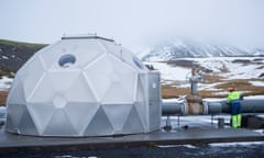 A carbon injection site near Reykjavik