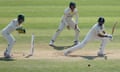 Virat Kohli drives square on the offside during India’s second innings against Australia