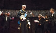 Tim Pigott-Smith in Mike Bartlett’s play King Charles III at Wyndham’s theatre, London, in 2014.