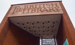 General view of the entrance at the British Library.