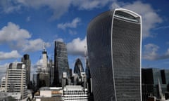 The City of London financial district.