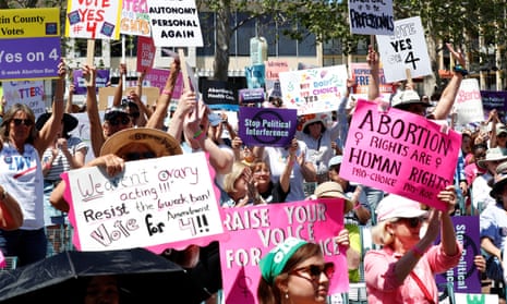 lots of people with signs