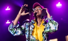 Lauryn Hill performing in Philadelphia, 13 July 2018.