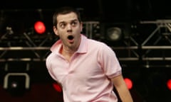 Original pirated material ... Mike Skinner performs at T in the Park 2005.