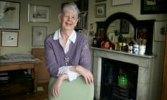 Shirley Hughes at home in Holland Park for Saturday Review.