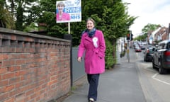 Dr Louise Irvine of the National Health Action party campaigning in 2017