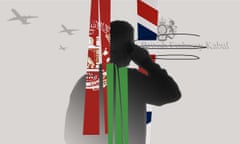 Embassy guard illustration for Afghanistan: the left behind