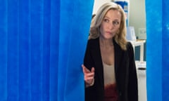 Intense, meticulous, controlling, just like her quarry ... Gillian Anderson as DSI Stella Gibson in The Fall.