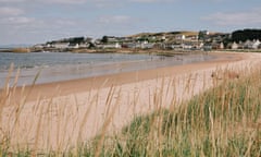 Portmahomack beach a small fishing village in Easter Ross, Scotland.