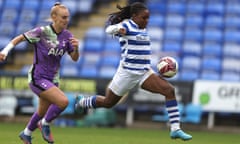 Deanne Rose in action for Reading against Tottenham in March